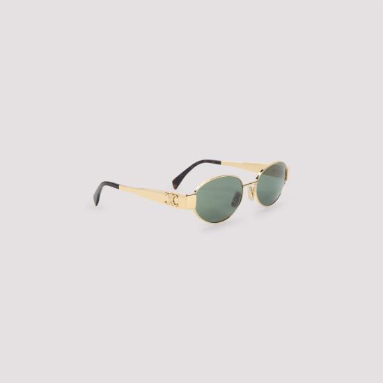 26SS 셀린느 선글라스 4S235CMLB 35SG GOLD GREEN METALLIC - CELINE