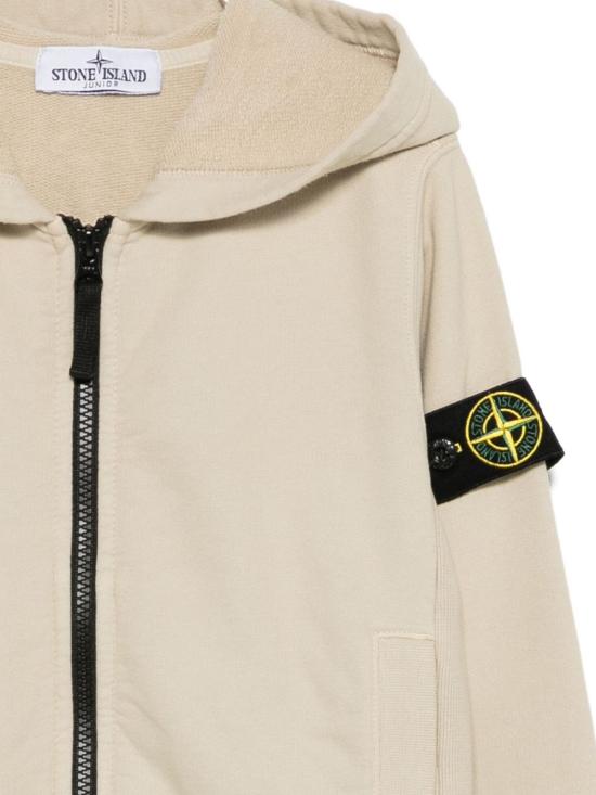 25FW [키즈] 스톤 아일랜드 니트/스웻셔츠 K2S166100003 S0A20V0099 Beige - STONE ISLAND