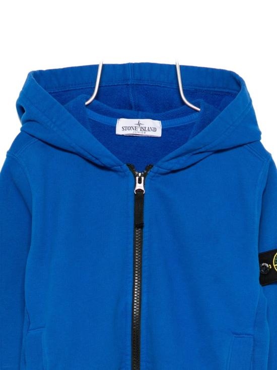 25FW [키즈] 스톤 아일랜드 니트/스웻셔츠 K2S166100003 S0A20V0022 Bright blue - STONE ISLAND