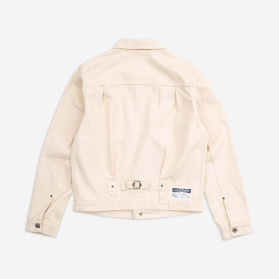 DUBBLEWARE 데님 자켓 Dubbleware Type Ii 데님 재킷 Ecru - OTHER BRANDS