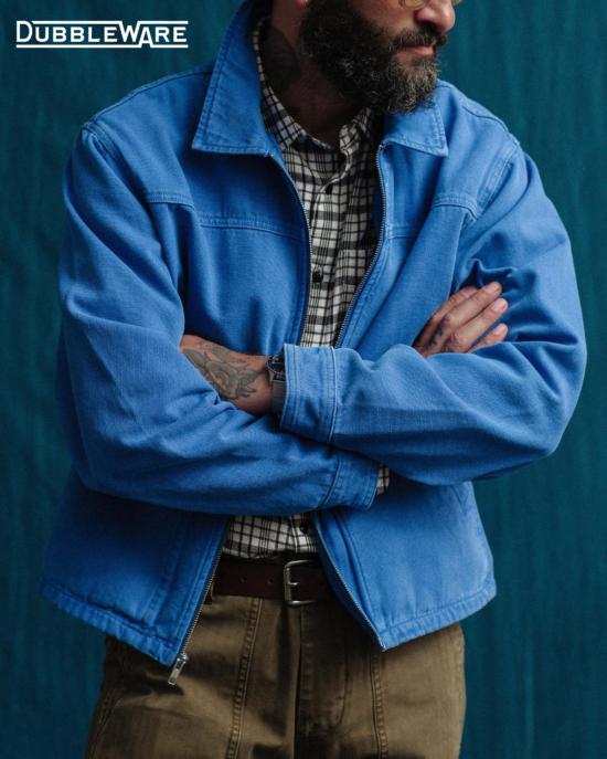  더블웨어 자켓 크롭 재킷 로얄 블루 - DUBBLEWARE