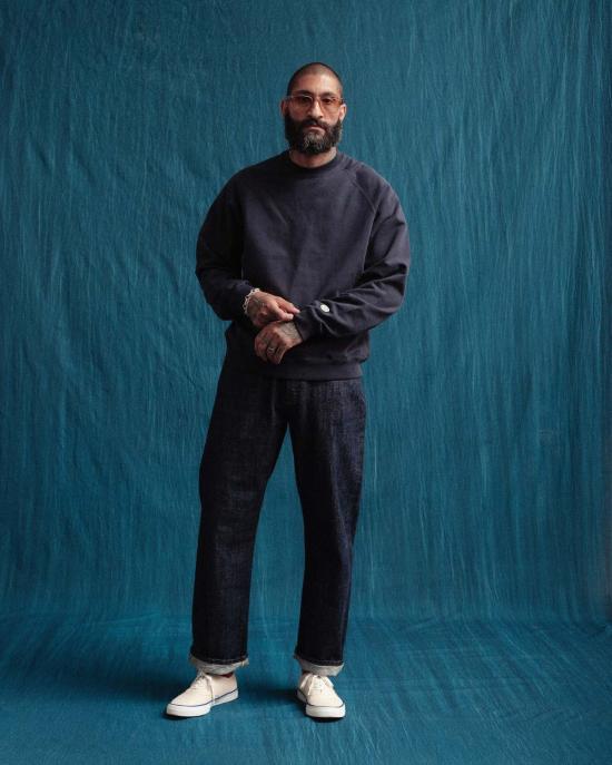  더블웨어 데님 팬츠 셀비지 워크 데님 청바지 헹굼 - DUBBLEWARE