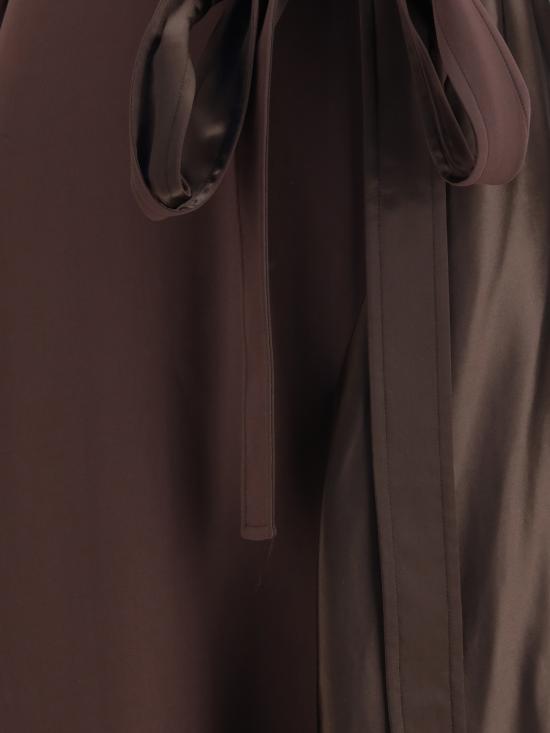 25FW 살바토레 페라가모 롱 원피스 785507 001 BROWN - SALVATORE FERRAGAMO