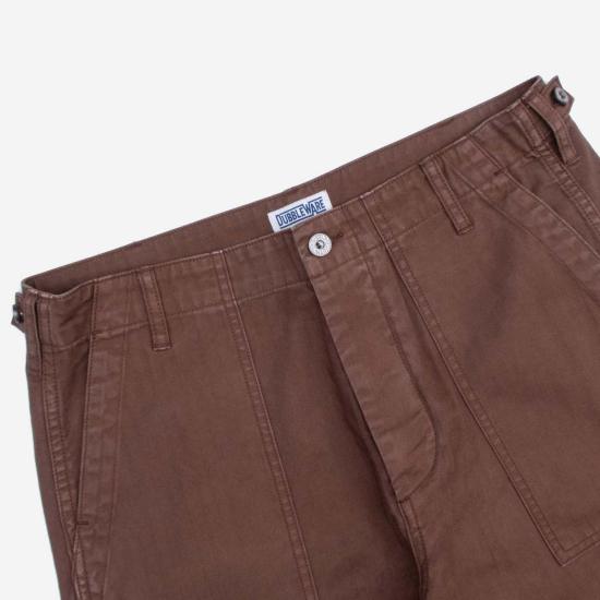  DUBBLEWARE 스트레이트 팬츠 더블웨어 헤링본 퍼티그  브라운 - OTHER BRANDS