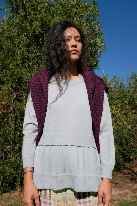  베클리나 스웨터 Beklina Merino Fattoria 풀오버 그레이 - BEKLINA