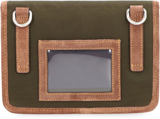 25FW 프라다 삼각로고 리나일론 스웨이드 폰 홀더 크로스백 2ZH1082HJH F041O GREEN - PRADA