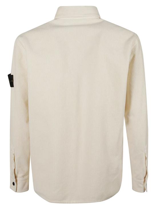 25FW 스톤 아일랜드 오가닉 코튼 코듀로이 오버셔츠 K2 S15 12000 12 S0212 WHITE - STONE ISLAND