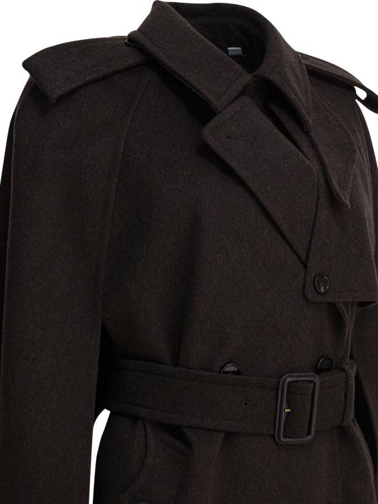 25FW 버버리 벨몬트 캐시미어 트렌치 케이프  8115048 - BURBERRY