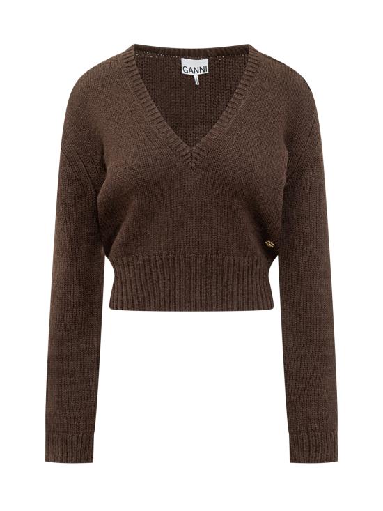 25FW 가니 스웨터 K2614869 SHAVED CHOCOLATE DOM