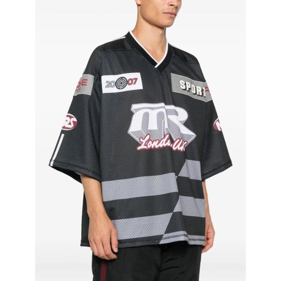 25FW 마틴로즈 반팔 티셔츠 129JT10009 BLKGR BLACK - MARTINE ROSE