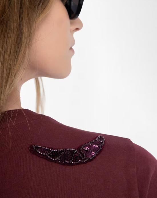 25FW 자딕앤볼테르 셔츠 JWTS02821 540 Purple - ZADIG & VOLTAIRE