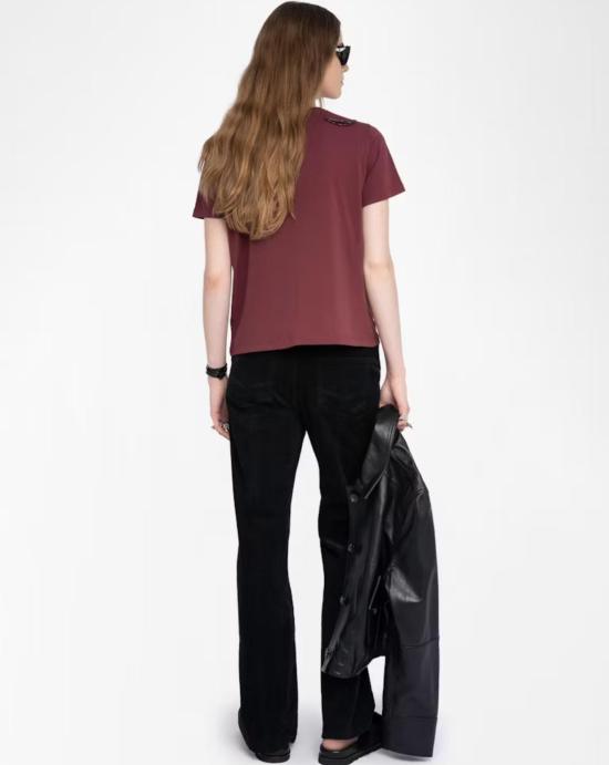 25FW 자딕앤볼테르 셔츠 JWTS02821 540 Purple - ZADIG & VOLTAIRE