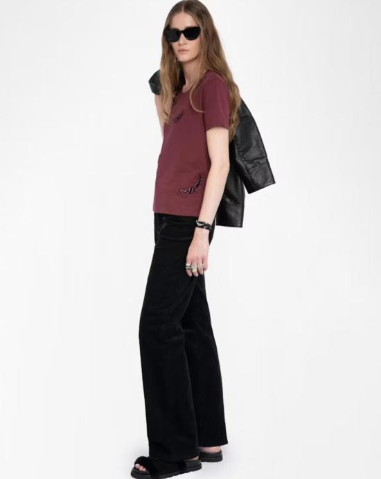 25FW 자딕앤볼테르 셔츠 JWTS02821 540 Purple - ZADIG & VOLTAIRE