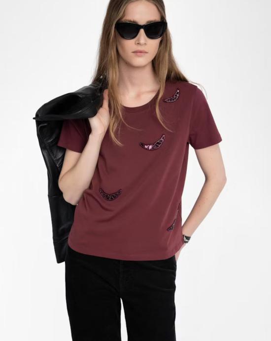 25FW 자딕앤볼테르 셔츠 JWTS02821 540 Purple - ZADIG & VOLTAIRE