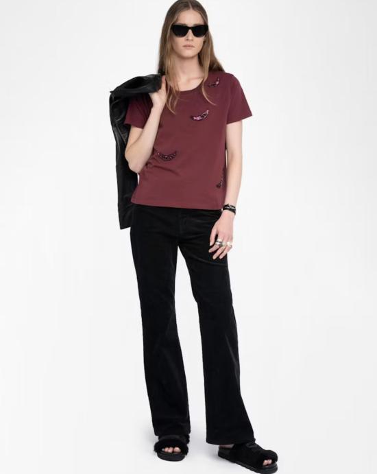 25FW 자딕앤볼테르 셔츠 JWTS02821 540 Purple - ZADIG & VOLTAIRE