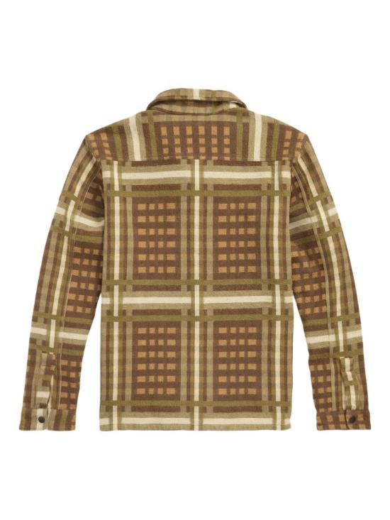 25FW 더블알엘 체크 코튼 긴팔 셔츠 782973899 001 Brown - RRL