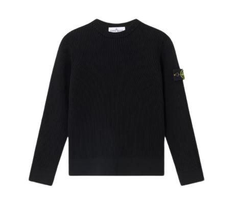 25FW [키즈] 스톤 아일랜드 니트/스웻셔츠 K2S165100010 S0C02V0029 Black