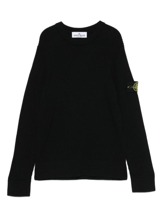 25FW [키즈] 스톤 아일랜드 니트/스웻셔츠 K2S165100010 S0C02V0029 Black - STONE ISLAND