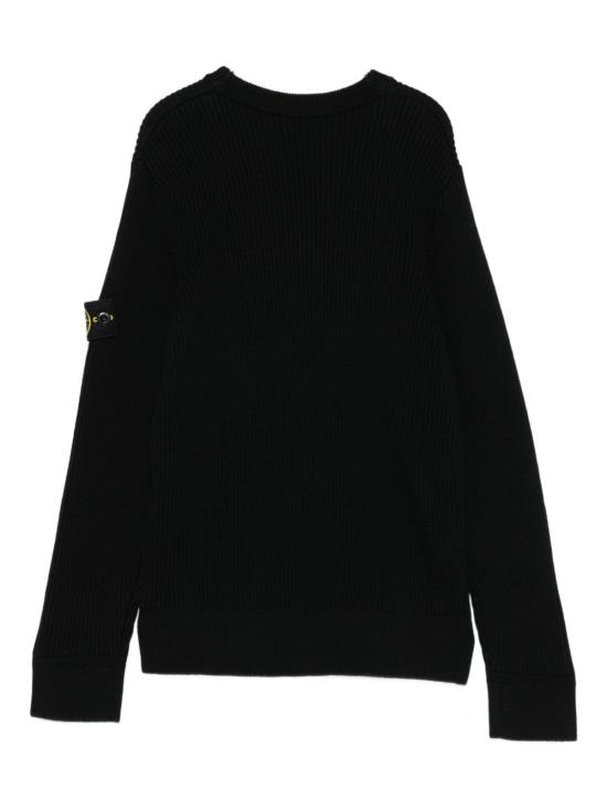 25FW [키즈] 스톤 아일랜드 니트/스웻셔츠 K2S165100010 S0C02V0029 Black - STONE ISLAND