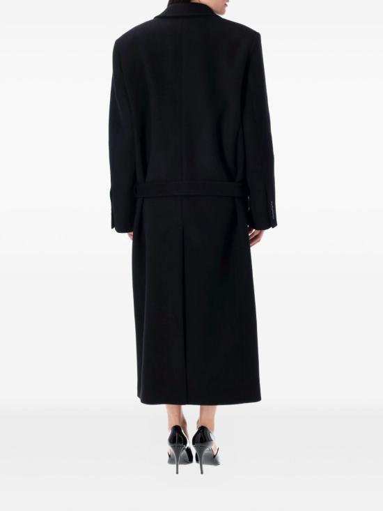 25FW 디 아티코 코트 251WCC00084WWV058AA 100 Black - THE ATTICO