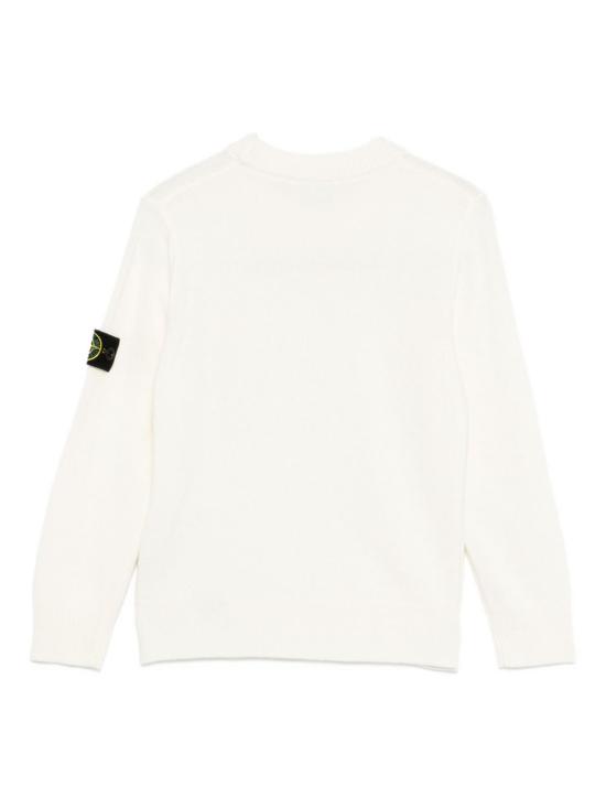 25FW [키즈] 스톤 아일랜드 니트/스웻셔츠 K2S165100002 S00M1V0099 Beige - STONE ISLAND