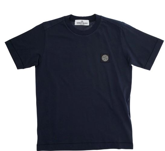 25FW [키즈] 스톤 아일랜드 티셔츠 K2S162100002 S0047V0020 Navy blue