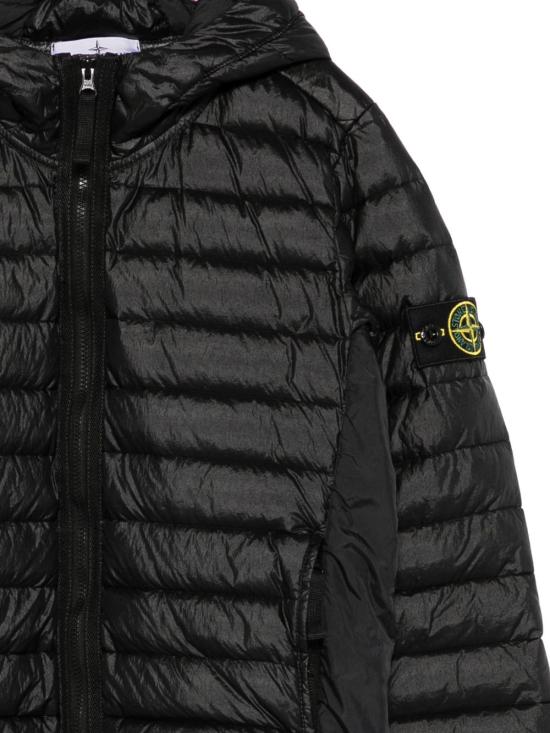 25FW [키즈] 스톤 아일랜드 자켓 K2S164100011 S0024V0029 Black - STONE ISLAND