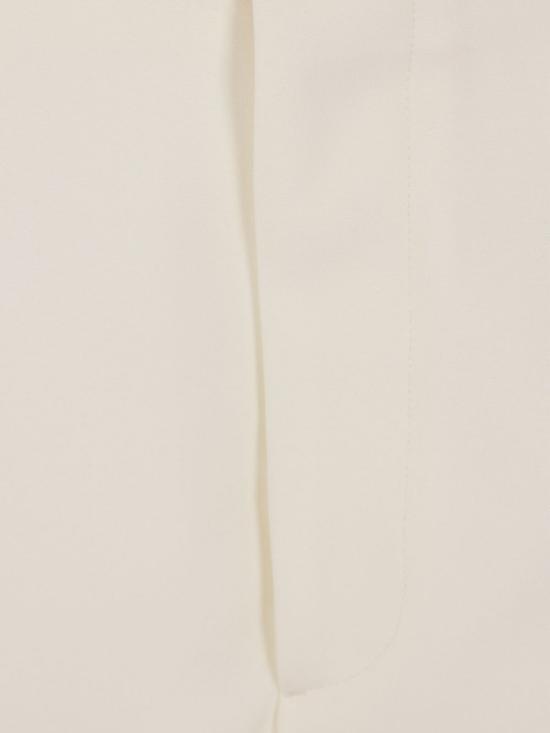 25FW 구찌 실크 트윌 팬츠 850090 Z7AYA9001 White milk - GUCCI