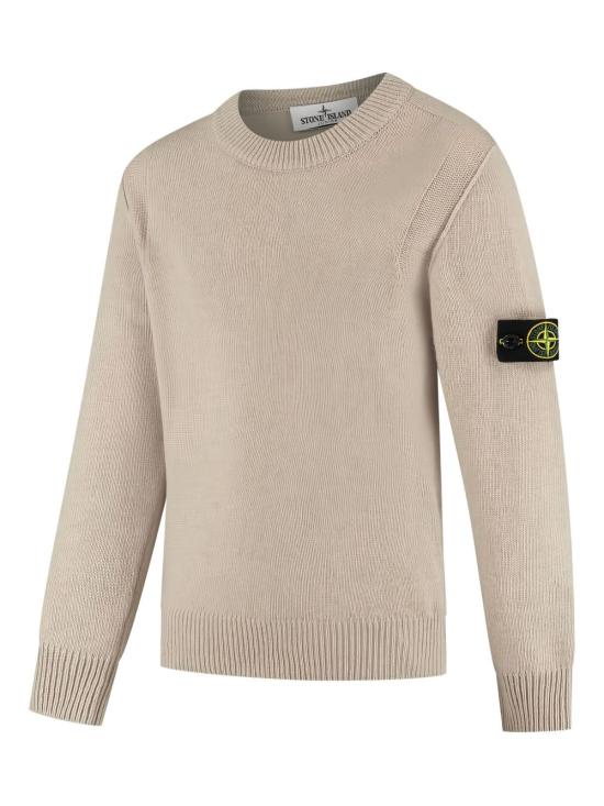 25FW [키즈] 스톤 아일랜드 니트/스웻셔츠 K2S165100002 S00M1V0095 Sand - STONE ISLAND