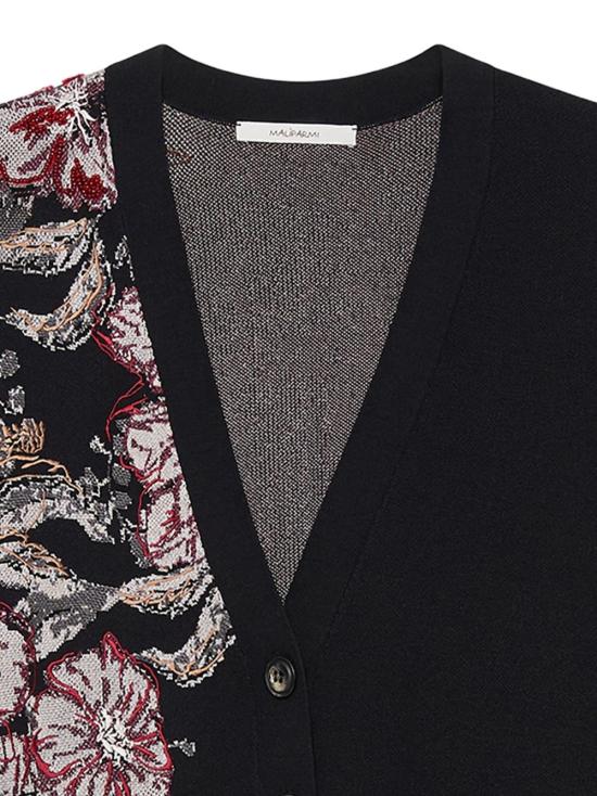 25FW 말리파르미 가디건 JN3702 7820620B99 Black - MALÌPARMI