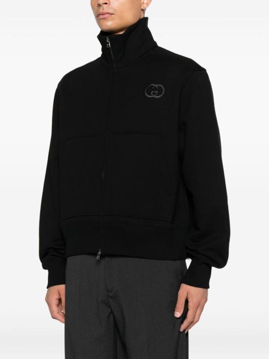 25FW 구찌 브러시드 코튼 저지 집 스웨트셔츠 851939 XJHKH1043 - GUCCI