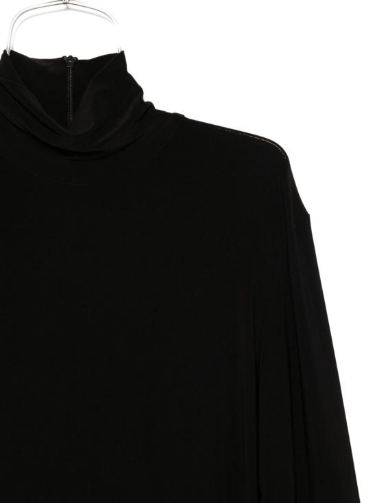 25FW 노마카말리 숏 원피스 KK3253PLR04 001 Black - NORMA KAMALI