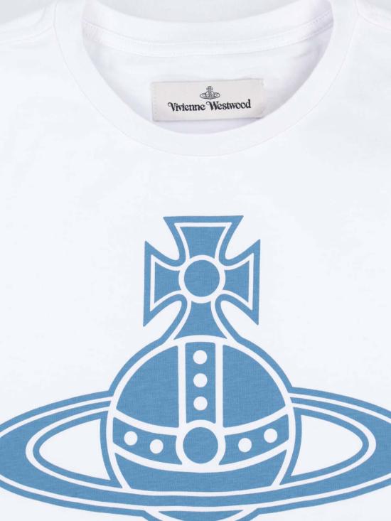 25FW 비비안웨스트우드 파리 오브 페루 티셔츠 3G01004A J001M A401 White - VIVIENNE WESTWOOD