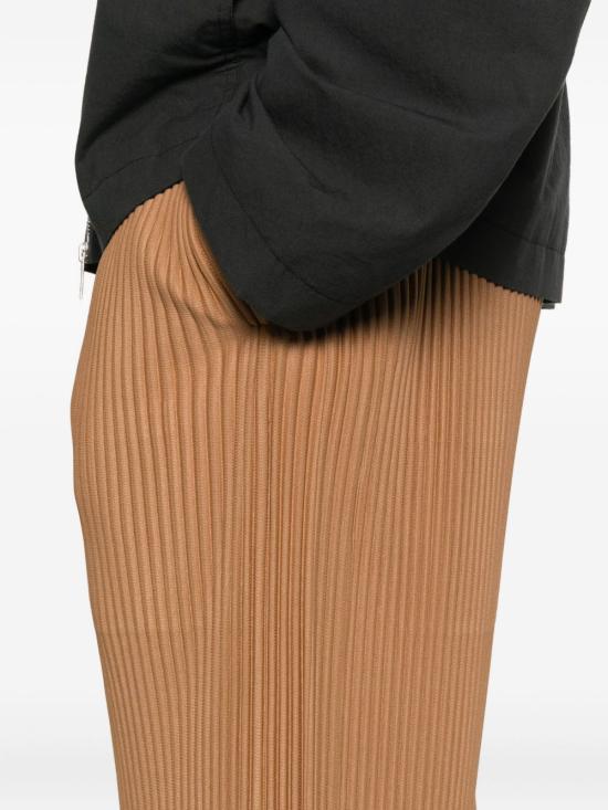 25FW 옴므 플리세 이세이 미야케 스트레이트 팬츠 HP58JF104 45 Brown - HOMME PLISSE' ISSEY MIYAKE