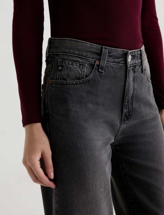  아드리아노 골드슈미드 데님 팬츠 Adriano Goldschmied Saige 와이드 레그 크롭 진 - ADRIANO GOLDSCHMIED