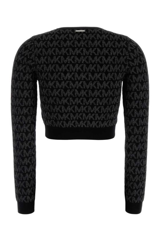 25FW 마이클 코어스 후드 티셔츠 MF561C8K0K BLACKSILVER Printed - MICHAEL KORS