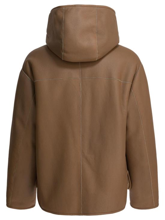 25FW 펄링바이지아니 코트 INES LACON TEDDYMOUSSE BROWN - FURLING BY GIANI