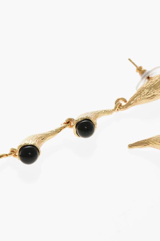  레지나표 이어링 RP E008 GOLD EMERALD Gold - REJINA PYO