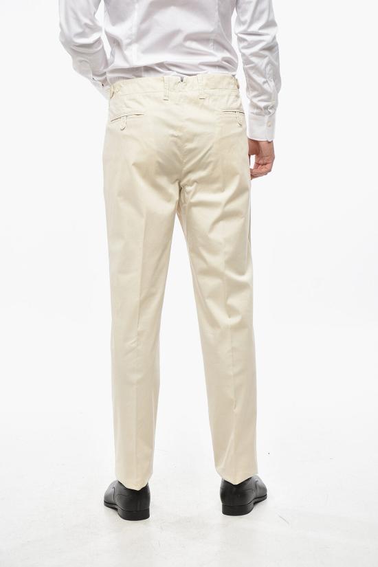  꼬르넬리아니 스트레이트 팬츠 774EG9 6120174 073 White - CORNELIANI