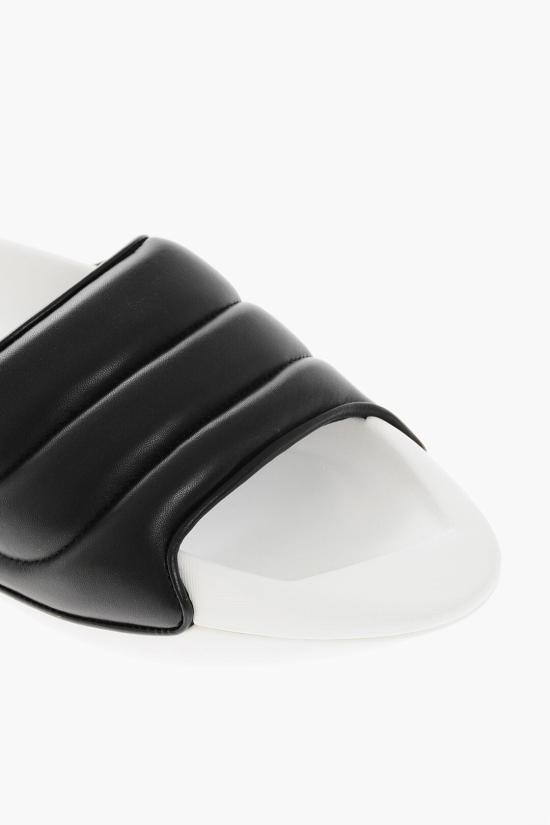  발망 뮬/슬리퍼 XM0VL299LPQPEAB Black White - BALMAIN