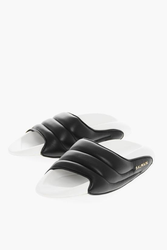  발망 뮬/슬리퍼 XM0VL299LPQPEAB Black White