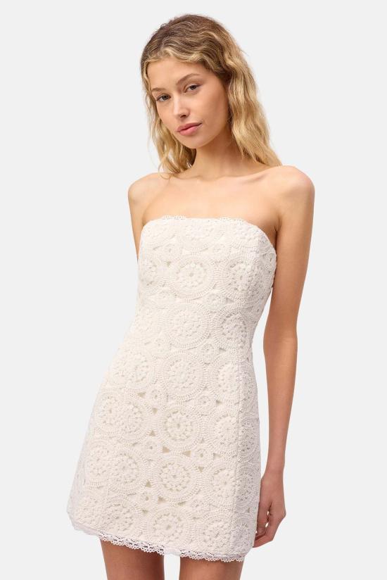 카미 뉴욕 숏 원피스 캐미 NYC 야렐리 크로셰 미니 드레스 - CAMI NYC