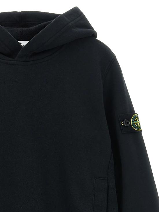 25FW [키즈] 스톤 아일랜드 니트/스웻셔츠 K2S166100004S0A20 V0029 Black - STONE ISLAND
