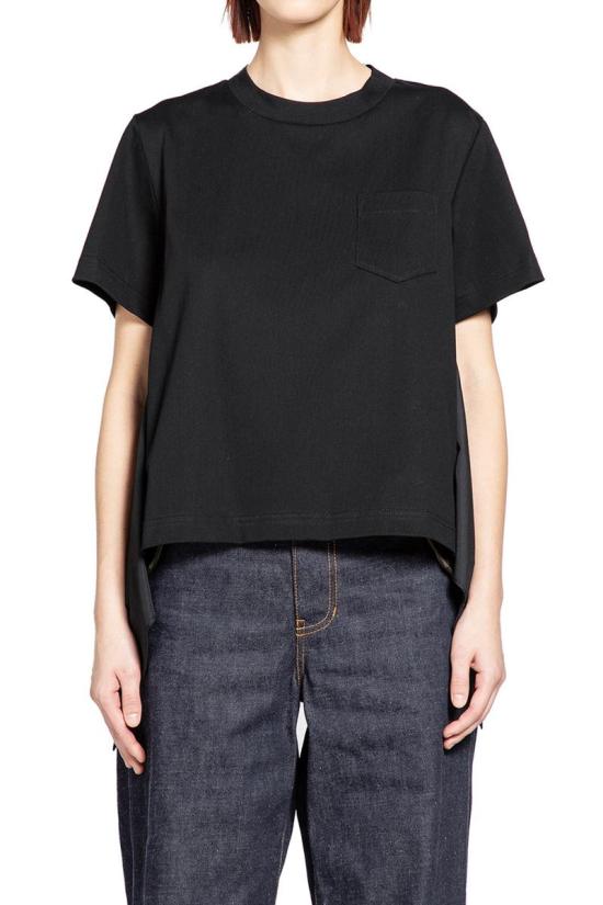 25FW 사카이 반팔 티셔츠 2508179 002 Black