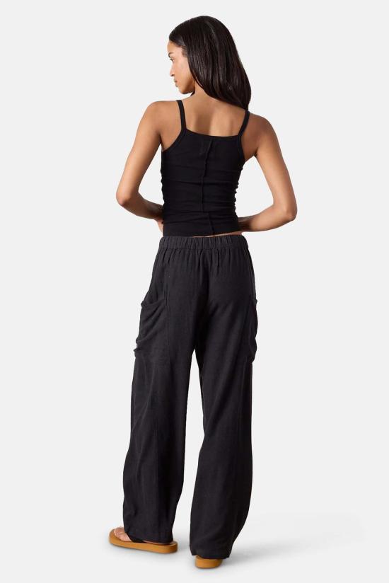  NSF 스트레이트 팬츠 시드니 와이드 레그 리넨 비스코스 팬츠 - OTHER BRANDS