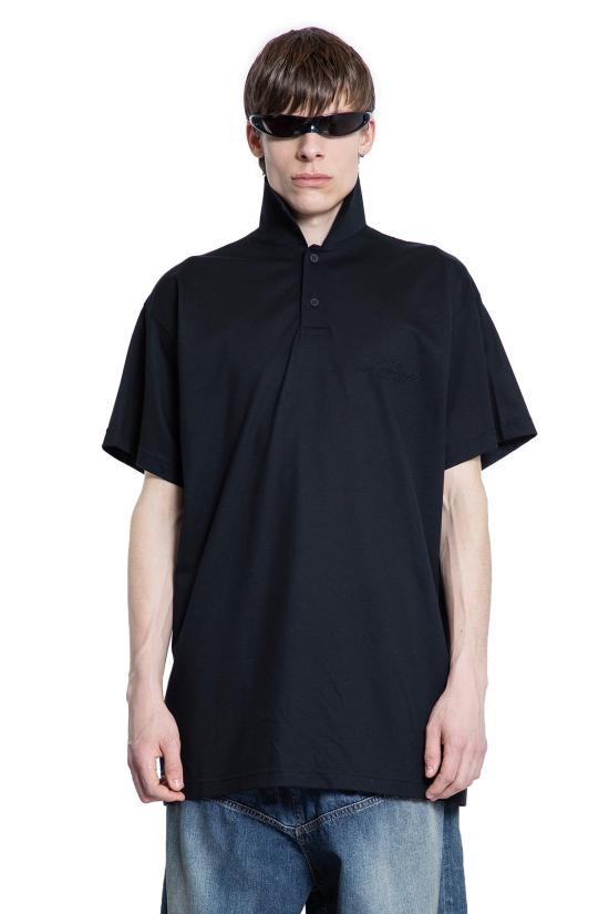 25SS 발렌시아가 폴로 티셔츠 817163TRVW4 1000 BLACK - BALENCIAGA