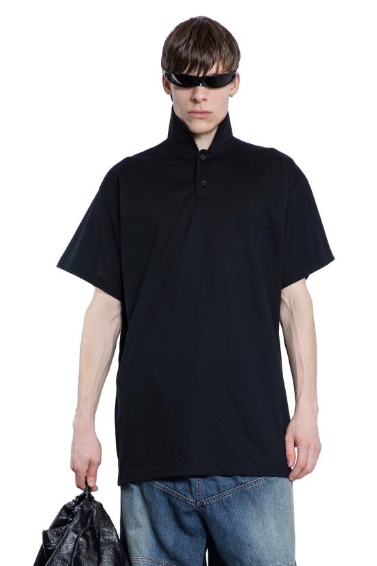 25SS 발렌시아가 폴로 티셔츠 817163TRVW4 1000 BLACK - BALENCIAGA
