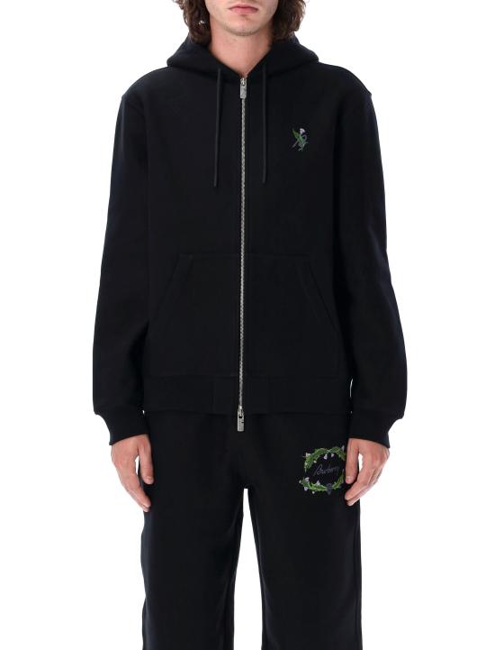 24FW 버버리 후드 티셔츠 8097854 C1413 COAL