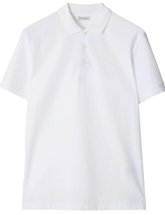 25FW 버버리 코튼 폴로 티셔츠 8099166 A1464 WHITE