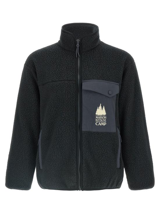 25FW 메종키츠네 캐주얼 플리스 자켓 PM02136WM2031P199
